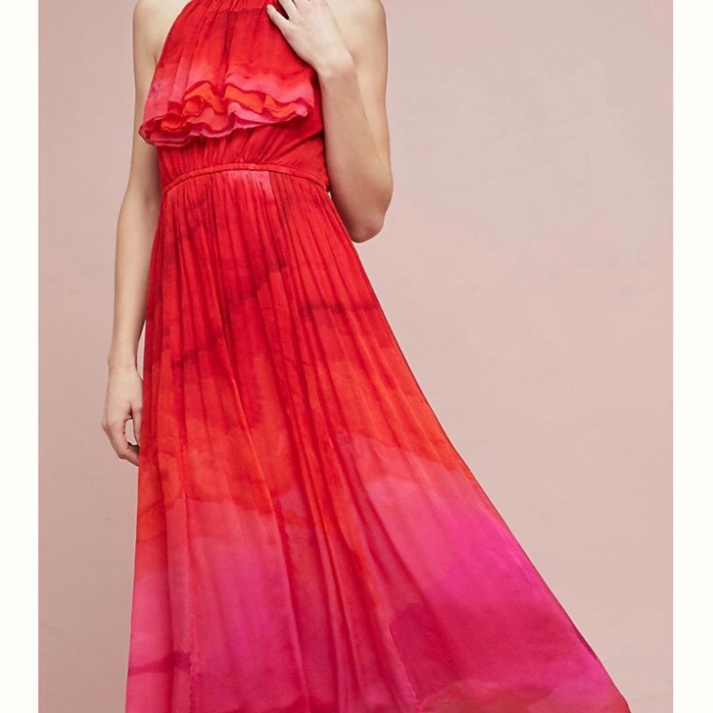 Tracy Reese Cascade Halter Dress